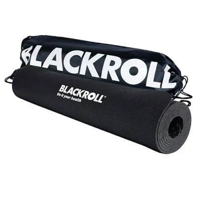 Image de BLACKROLL Tapis de gymnastique amortissant noir 65 cm x 185 + GYMBAG