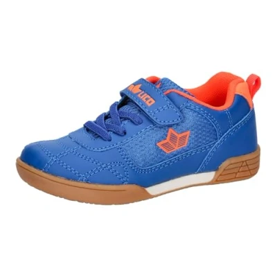 Image de Lico Garçon Unisex Kinder Bernie V Chaussures de Sport en Salle, Bleu/Orange, 25 EU