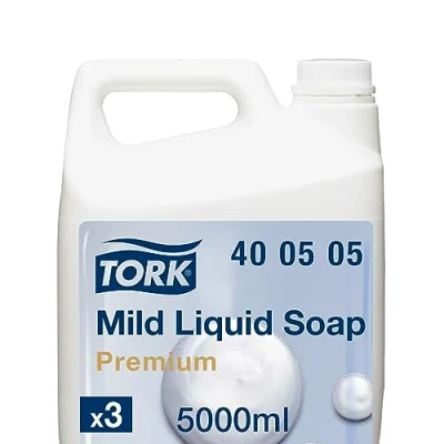 Image de Tork Luxury Crème de douche corps et cheveux 3 en 1 S4, parfum argan vanille, 6 x 1000 ml, 424661