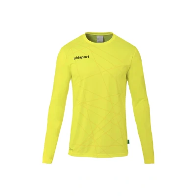 Image de uhlsport Homme Prediction Maillot De Gardien But Shirt, Jaune Fluo/Noir, M EU