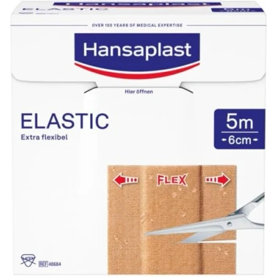 Image de Hansaplast Elastic Extra Flexible 5 m x 6 cm
