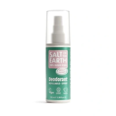 Image de Natural Deodorant Spray by Salt of the Earth, Melon &amp; Cucumber Vegan, Long Lasting Protection, Leaping Bunny Approved, Made in UK 100ml