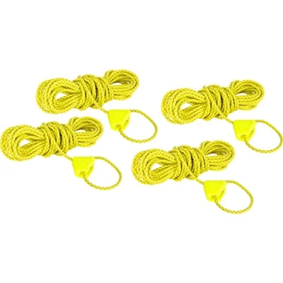 Image de Tatonka Mixte Adulte Storm Line 2mm Reflective 4x4m Tendeur Jaune 4m