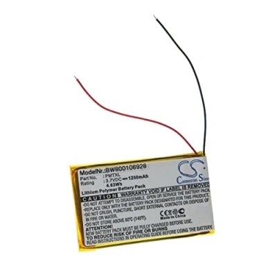 Image de vhbw Batterie Compatible avec Palm Tungsten TX Smartphone (1250mAh, 3,7V, Li polymère)