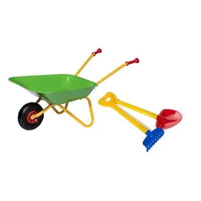 Image de Rolly Toys Brouette, set avec pelle et râteau (brouette en métal pouvant supporter une charge de 25 kg à partir 2 ½ ans) 272846