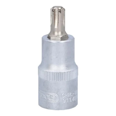 Image de KS Tools 911.4514 Douille tournevis 1/2&quot; RIBE® M8, Longueur 55 mm En Chrome Vanadium extra fin Finition satinée