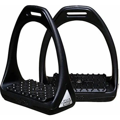 Image de Harry&#039;s Horse Etriers Compositi Reflex Reflective Adult VERVALLEN Noir