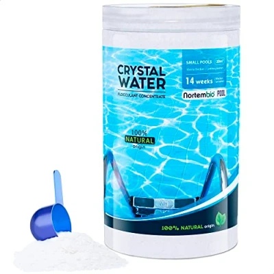 Image de Nortembio Floculant Naturel Concentré, 14 Semaines. Élimination de la Turbidité pour Les Petites Piscines. Clarifiant Une Eau Claire. Produit Organique Sûr Toute Famille.