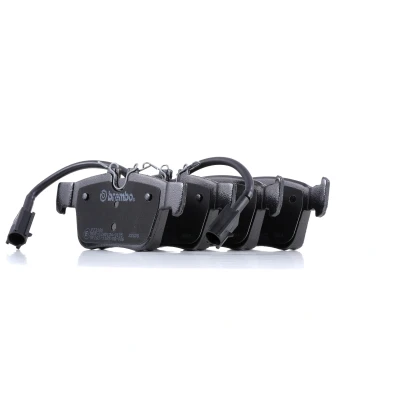 Image de BREMBO P 23 180 Jeu de plaquettes frein contact signal d&#039;usure inclus avec tôle anti bruit sans accessoires ALFA ROMEO: Stelvio, Giulia Berline