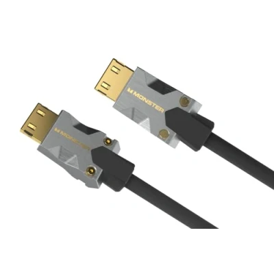 Image de Monster Câble HDMI Résolution 4K Vidéo HDR10 22,5 GBPS Vitesse Éclair Connecteurs V Grip Triple Blindage 5 Mètres Garanti à Vie Noir