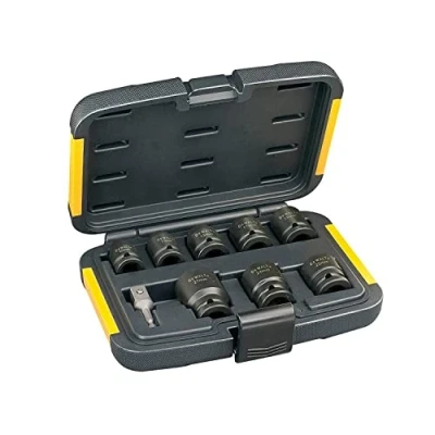 Image de DEWALT Coffret de 9 Douilles à Chocs DT7507 QZ Conviens pour les Visseuses et Boulonneuses 1/2&quot;