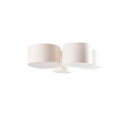 Image de Euluna Lodge plafonnier, à 4 lampes, beige