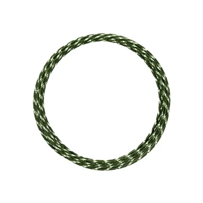 Image de Vaessen Creative Fil Aluminium Ciselé Vert Foncé 5 m x 2 mm Souple pour Loisirs Créatifs, Perlage et Bijoux