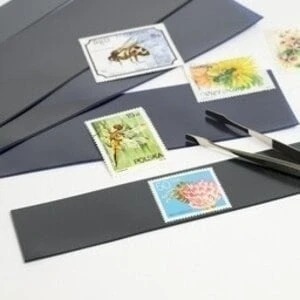 Image de Hawid, Bandes à pochettes, H.1076 Transparent (antireflet) sur support noir dim: 217x76 mm. par 10 pcs.