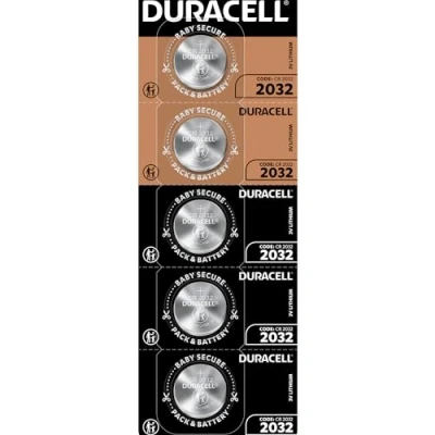 Image de Duracell Pila Boton Litio CR2032 3V Blister*5