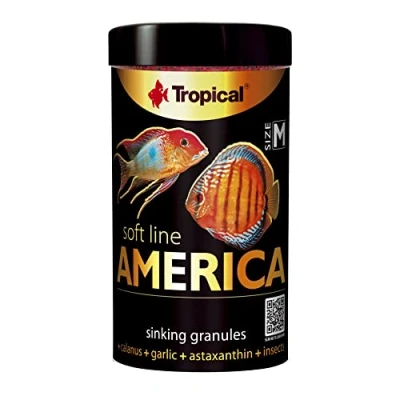 Image de TROPICAL TR67423 Nourriture à Multi Ingrédients sous Forme de Granules Descendants pour Poissons Omnivores/Carnivores d&#039;Amérique du Nord/du Sud 60 g