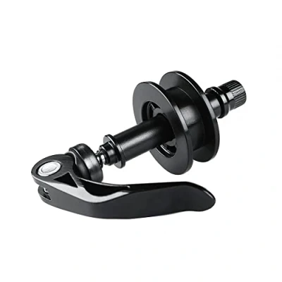 Image de DONGKER Support de Chaîne Vélo, Outil Moyeu Couchage Factice pour Gardien Vélo Route VTT 12mm À Travers L&#039;Axe Traversant