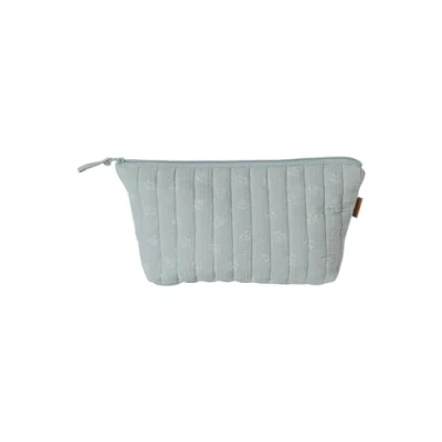 Image de VERTBAUDET Trousse de Toilette en Gaze Coton Lapinou Bleu grisé TU