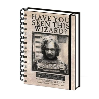 Image de Pyramid International A5 Harry Potter Wanted Sirius Carnet de notess Noir