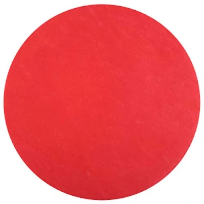Image de Santex 2812 07 Uni Set de Table Tissu Rouge 34 x 0,01 cm