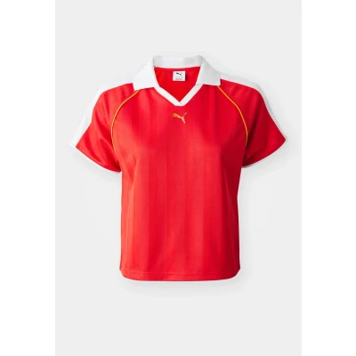 Image de Puma Relaxed Polo, Femme, Taille: XL, For all time red