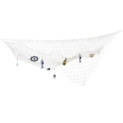 Image de BOLAND BV Filet de pêche décoratif Blanc Taille Unique