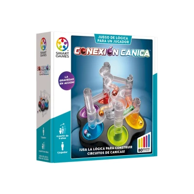 Image de SmartGames Connexion Puzzle Adulte avec 80 Défis Et 6 Billes Enfants 8 Ans Ou Plus Jeux éducatifs en Solitaire (5414301526230)