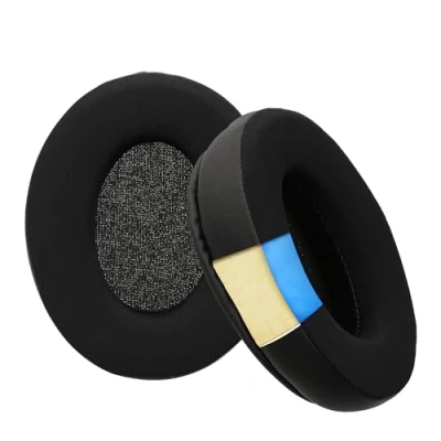 Image de kwmobile 2X Coussinet de Rechange Compatible avec Sony WH CH700N / XB900N CH710N CH720N MDR 10R Coussinets en Mousse pour Casque Audio Noir