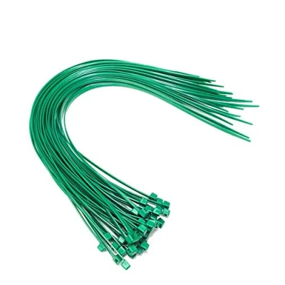 Image de Attaches de câble extra longues en nylon (50, vert) 450 x 4,8 mm