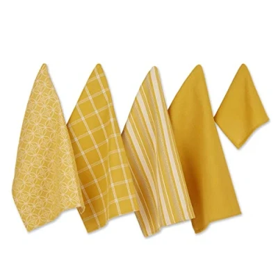 Image de DII Ensemble de Cuisine en Coton, doré Miel, torchon 45,7 x 71,1 cm, 33 cm