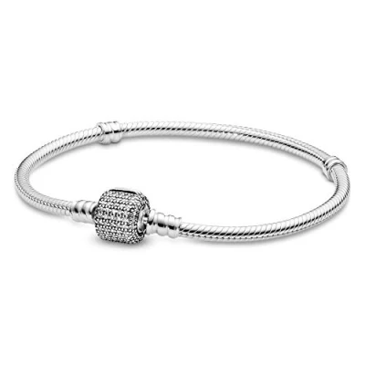Image de Pandora Icons Bracelet en argent avec zircones cubiques transparentes, 16