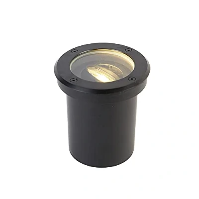 Image de Qazqa delux Spot encastrable de sol 1 lumière Ø 13 cm Noir Moderne éclairage extérieur