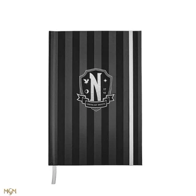 Image de Wednesday Carnet rigide double entrée Nevermore Academy