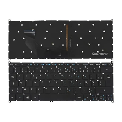 Image de KINPOWER Clavier Azerty Français Compatible avec Acer Swift SF514 53T Rétro éclairage