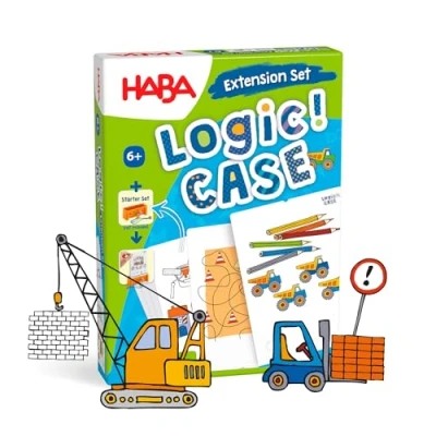 Image de HABA LogiCASE Extension Chantier de Construction Jeu d&#039;énigmes 6 Ans et Plus Réf 306126, coloré, Moyen