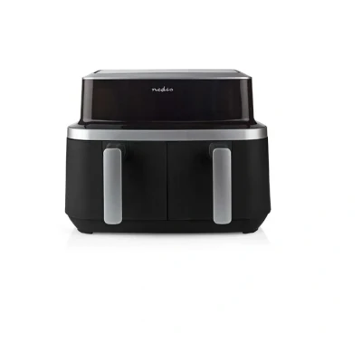 Image de Nedis KAAF320BK Friteuse Double 4,2 L Autonome 2600 W d&#039;air chaud Noir Neuf