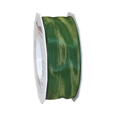 Image de PRÄSENT Lyon Ruban Taffetas Filaire Vert Mousse 40 mm 25 m, Ocre