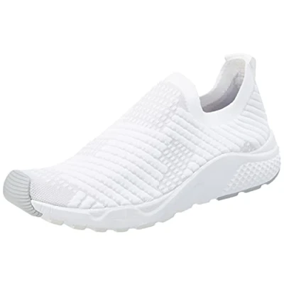 Image de Lotto Femme Breeze LF W Chaussure de Piste d&#039;athltisme, Blanc et Gris, 37 EU
