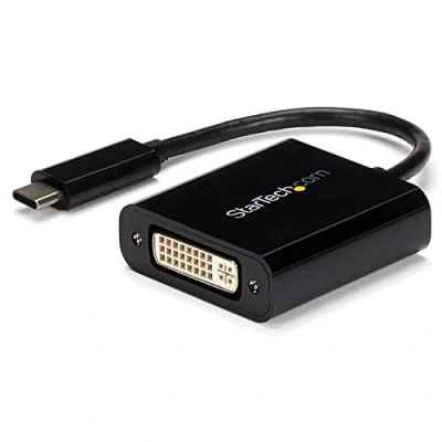 Image de StarTech.com Adaptateur vidéo USB Type C vers DVI Convertisseur I M/F 1920x1200 Noir (CDP2DVI)