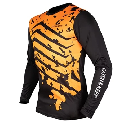 Image de CATCH &amp; KEEP Maillot de Gardien But Homme, Femme et Enfant Respirant offrant Une Protection optimale