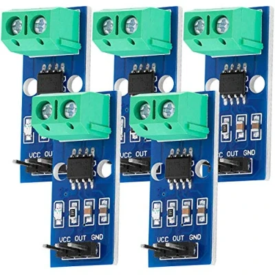 Image de AZDelivery 5 x ACS712 30A Module Capteur de Courant Plage Range Current Compatible avec Arduino et Raspberry Pi y Compris Un eBook