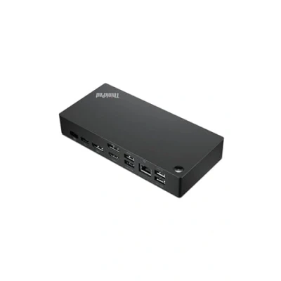 Image de Lenovo 40AY0090EU Station d&#039;accueil avec Fil USB 3.2 Gen 1 (3.1 1) Type C Noir