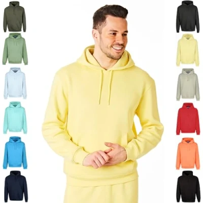 Image de Ript Essentials by Performance RCSWT763 Sweat à capuche doux au toucher pour homme Jaune Taille M
