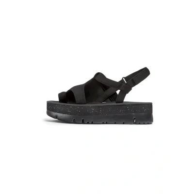 Image de Camper Oruga UP Sandales à plateforme, Femme, Taille: 40, Schwarz Chaussures