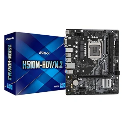 Image de Asrock H510M HDV/M.2 Intel H510 LGA 1200 (Socket H5) micro ATX Neuf