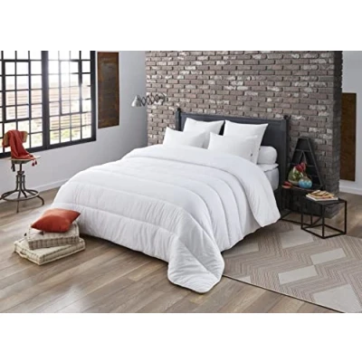 Image de DODO Couette Tempérée Anti acariens 200x200 pour lit 2 Personnes Niagara Douce et Confortable Fabriqué en France Lavable Machine à 40c