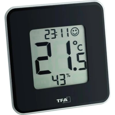 Image de TFA Dostmann 30.5021 Style Thermomètre hygromètre numérique Noir