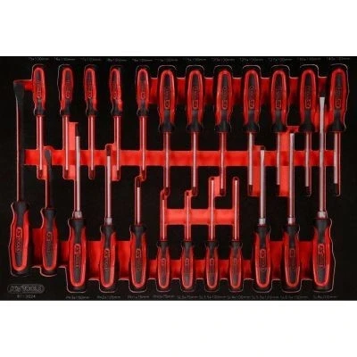 Image de KS TOOLS 811.0024 Kit de tournevis Module d&#039;outil (mousse calage PU)