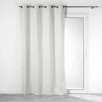 Image de douceur d&#039;interieur Rideau A Oeillets, Blanc, 140 x 260 CM