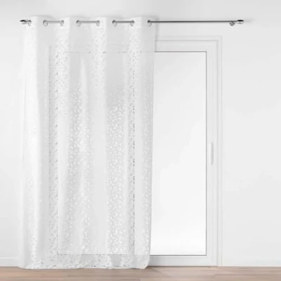 Image de douceur d&#039;intérieur, Voilage à Œillets (140 x 280 cm) Manon, Maille